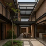 gedung tropis modern dengan smart ventilation system