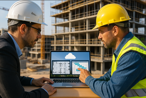 manajemen proyek konstruksi cloud