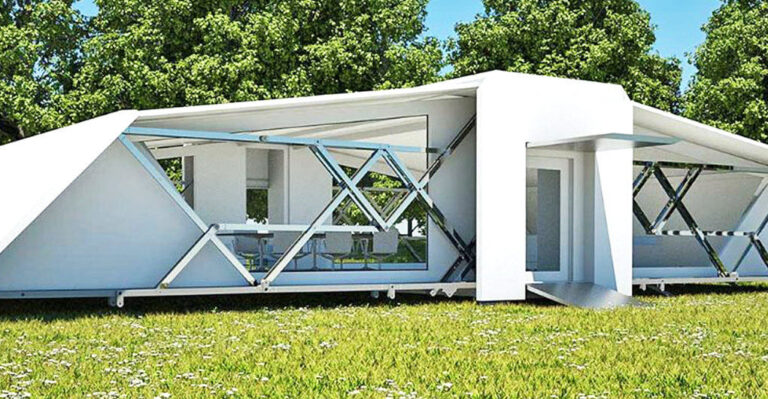 desain modular portabel untuk hunian sementara di lahan sempit