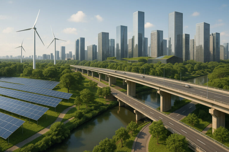 Infrastruktur berkelanjutan untuk kota modern ramah lingkungan