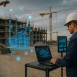 Infrastruktur digital dalam konstruksi modern dengan teknologi cerdas