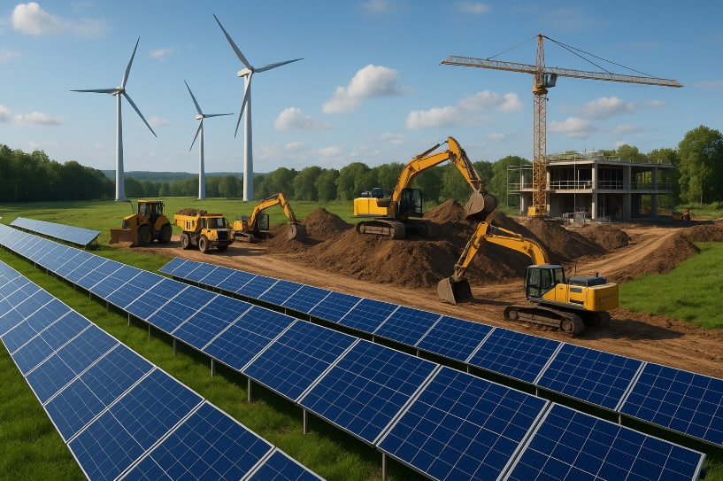 Pemanfaatan energi terbarukan dalam industri konstruksi modern