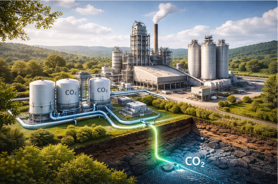 Teknologi Carbon Capture dalam Industri Konstruksi: Menekan Emisi dari Hulu ke Hilir