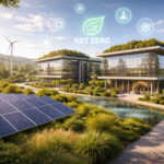 Konstruksi net zero carbon dengan teknologi bangunan hijau